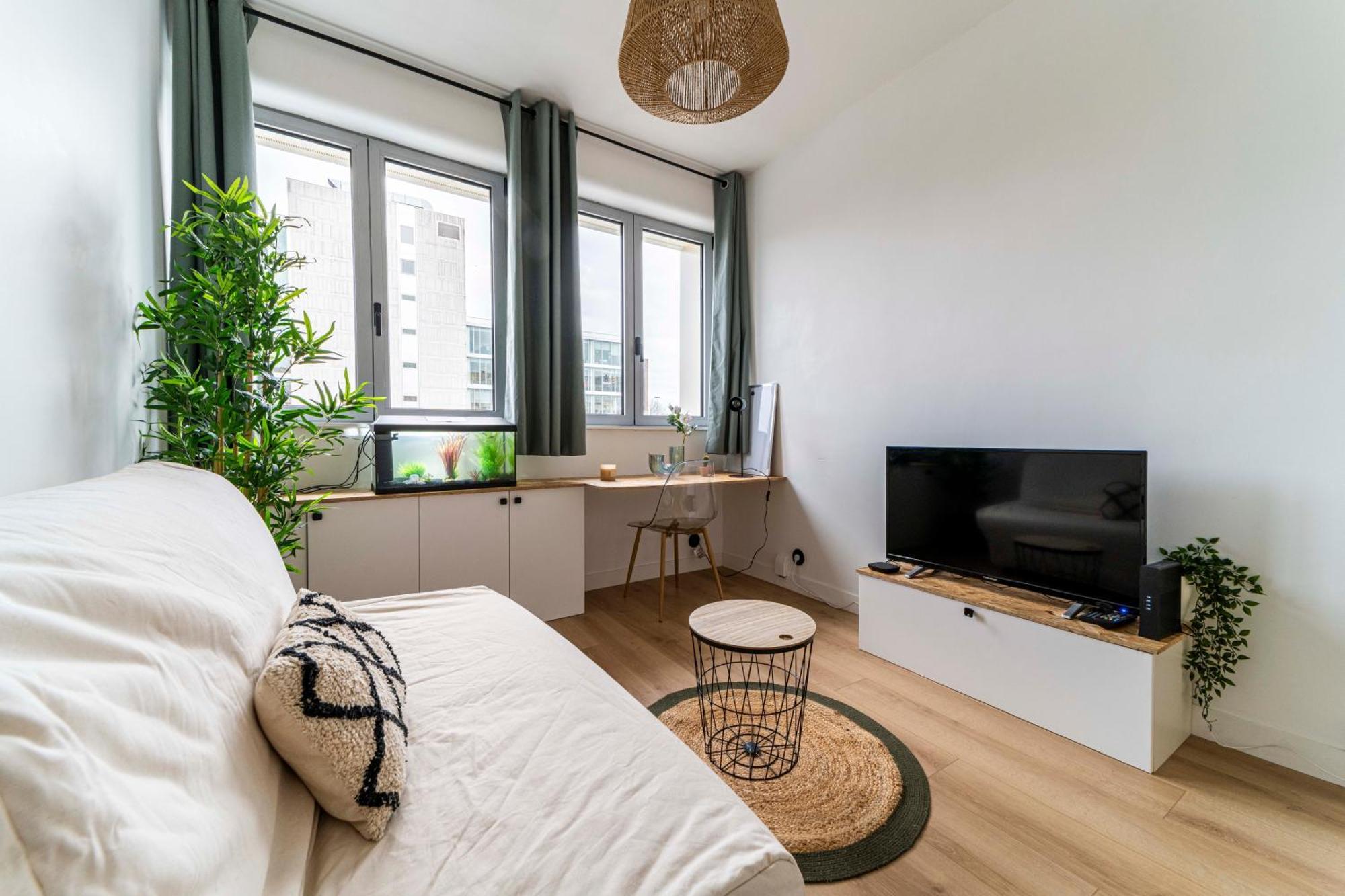 Ferienwohnung Studio Chaleureux Avec Aquarium Marcq-en-Baroeul Exterior foto