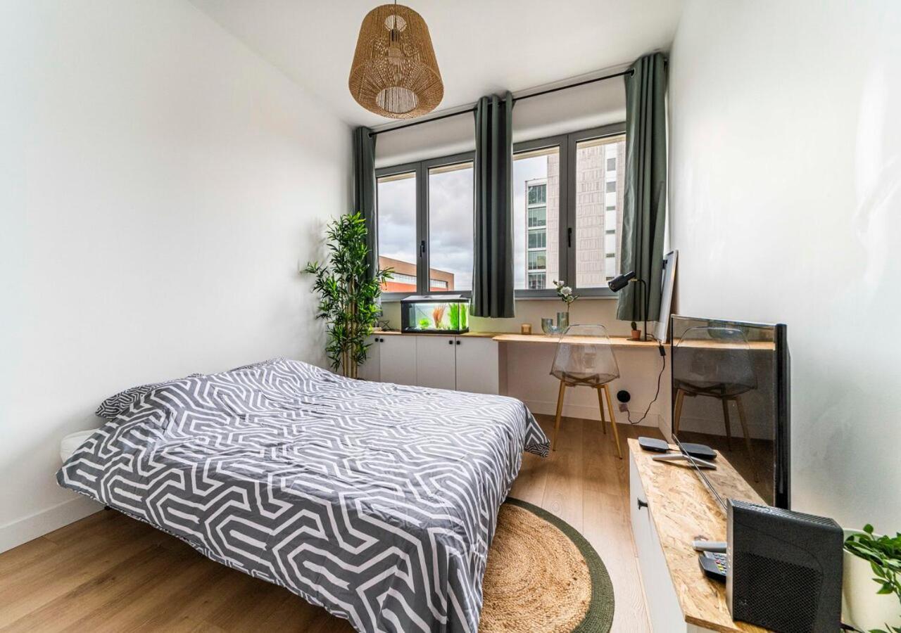 Ferienwohnung Studio Chaleureux Avec Aquarium Marcq-en-Baroeul Exterior foto